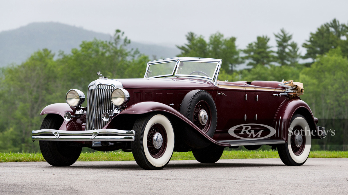 1932 Chrysler CL Imperial Dual-Windshield Phaeton by LeBaron available at RM Sotheby's Amelia Island Live Auction 2021